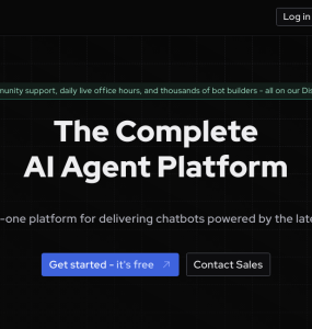 Uma plataforma completa para criar e gerenciar agentes de IA