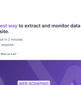 Extraia e monitore informações de qualquer site de forma simples e prática.