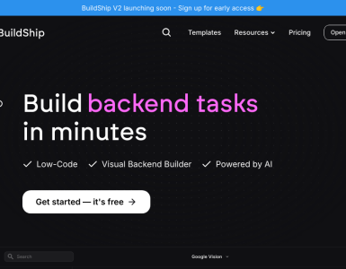 Crie tarefas de backend rapidamente e sem complicações