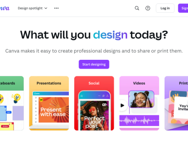 Permite que qualquer pessoa crie designs de forma simples e acessível