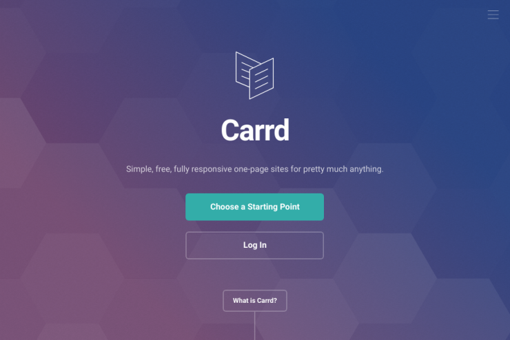 Crie sites de uma página para diversas finalidades de forma simples e rápida