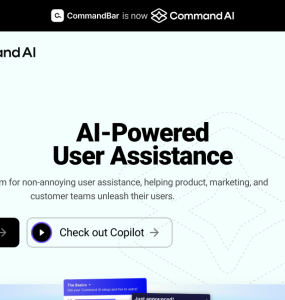Uma ferramenta que oferece assistência ao usuário com o suporte de inteligência artificial