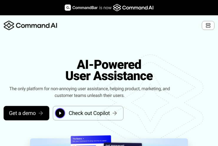Uma ferramenta que oferece assistência ao usuário com o suporte de inteligência artificial