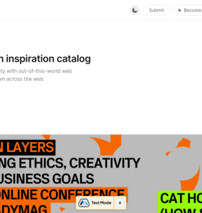 Um catálogo de inspirações para design de sites