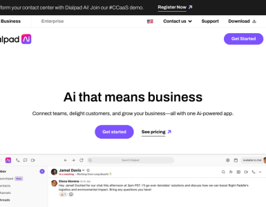 Uma plataforma de comunicação na nuvem que utiliza inteligência artificial para facilitar interações e melhorar a experiência do usuário.
