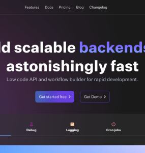 Crie backends escaláveis de forma rápida e prática