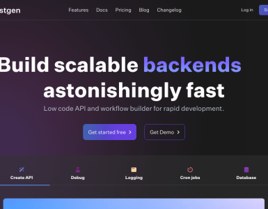Crie backends escaláveis de forma rápida e prática