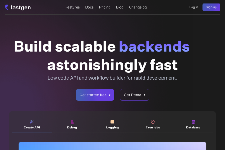 Crie backends escaláveis de forma rápida e prática