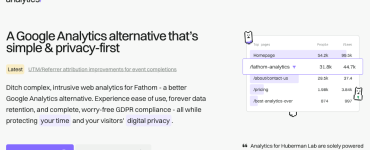 Uma alternativa simples e focada na privacidade para quem busca uma ferramenta de análise de dados.
