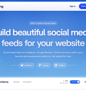 Crie feeds sociais sem as limitações que você encontra por aí.