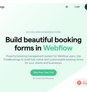Crie formulários de reserva de forma simples e prática no Webflow