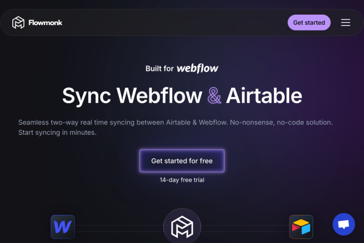 Sincronize suas informações entre Webflow e Airtable de forma simples e prática
