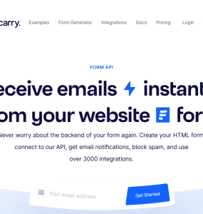 Receba facilmente e-mails e mensagens diretamente do seu formulário HTML