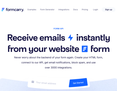 Receba facilmente e-mails e mensagens diretamente do seu formulário HTML