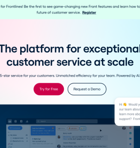 Uma plataforma moderna para atendimento ao cliente