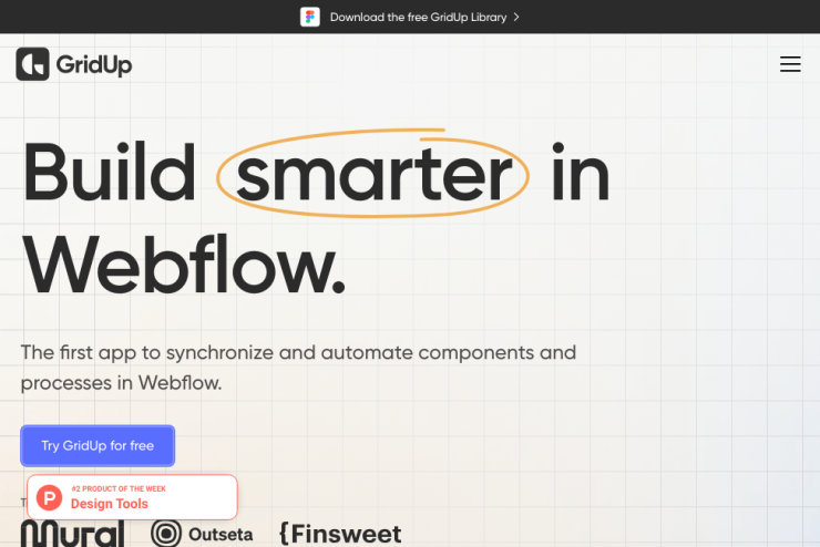 Construa de forma mais inteligente no Webflow e otimize seus projetos com facilidade e eficiência.