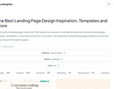 Encontre inspiração para suas landing pages com uma variedade de templates e recursos práticos para facilitar seu trabalho.