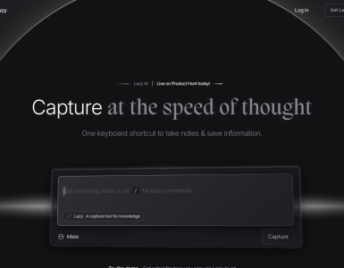Capture suas ideias rapidamente e sem esforço