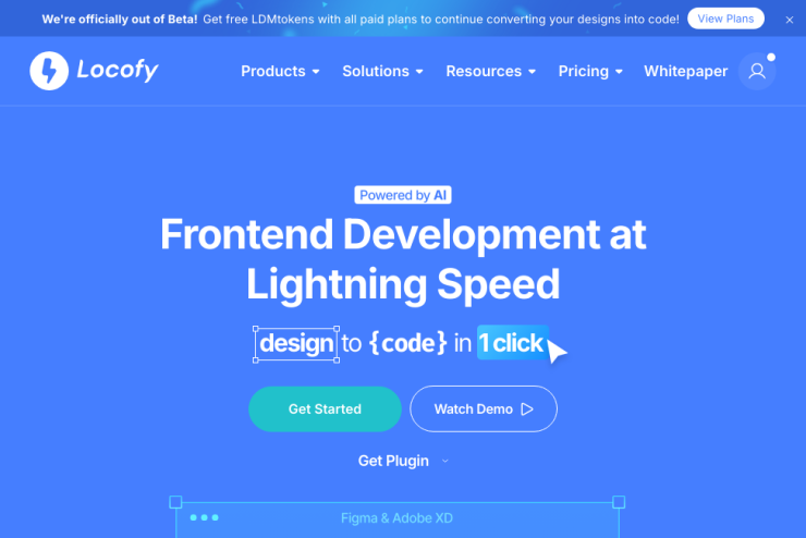 Transforme seu design em código com apenas um clique e simplifique o processo de desenvolvimento de forma rápida e prática.