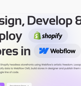 Crie lojas no Shopify usando a flexibilidade do Webflow e aproveite o melhor dos dois mundos para impulsionar suas vendas online.