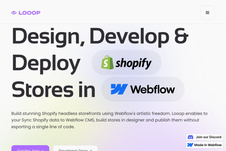 Crie lojas no Shopify usando a flexibilidade do Webflow e aproveite o melhor dos dois mundos para impulsionar suas vendas online.