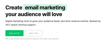 Crie newsletters por e-mail
