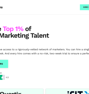 Conecte empresas a profissionais de marketing qualificados