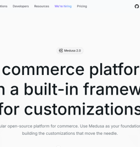 Uma alternativa de código aberto ao Shopify
