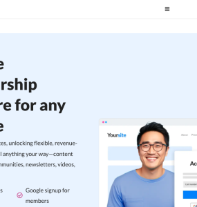 Software para criar sites de membros