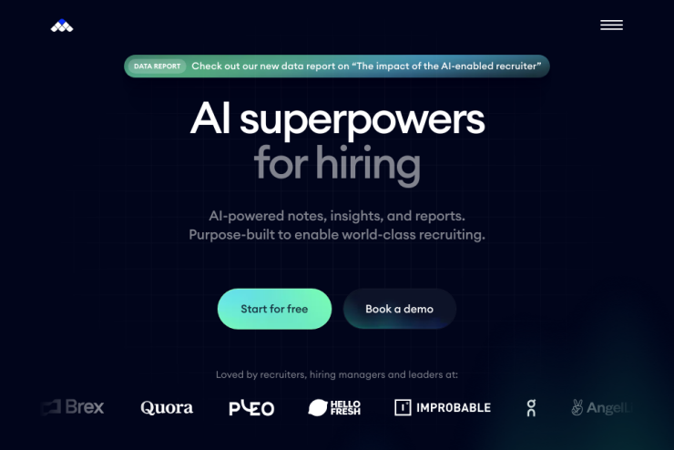 Ferramenta que utiliza inteligência artificial para registrar automaticamente suas anotações de entrevistas