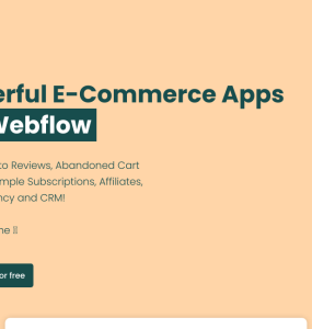 Uma solução prática para criar lojas virtuais no Webflow