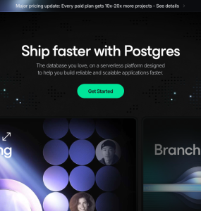 Acelere seus projetos com a praticidade do Postgres e ganhe agilidade no desenvolvimento.