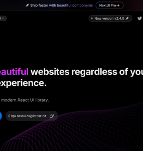 Uma biblioteca de UI para React que combina design moderno e desempenho ágil