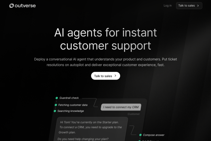 Suporte autônomo para empresas de SaaS modernas
