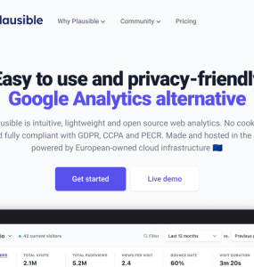 Uma alternativa ao Google Analytics que é fácil de usar e respeita a privacidade dos usuários.