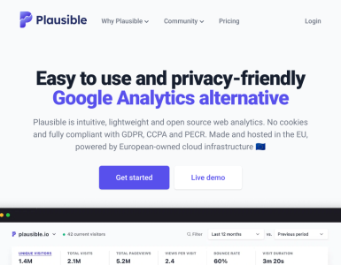 Uma alternativa ao Google Analytics que é fácil de usar e respeita a privacidade dos usuários.