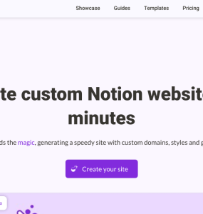 Crie sites personalizados em poucos minutos