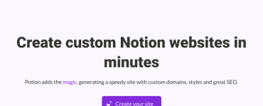 Crie sites personalizados em poucos minutos