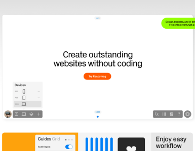 Uma ferramenta de design que facilita a criação de sites incríveis e personalizados