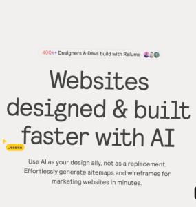 Crie sites de forma rápida e prática com a ajuda da inteligência artificial.