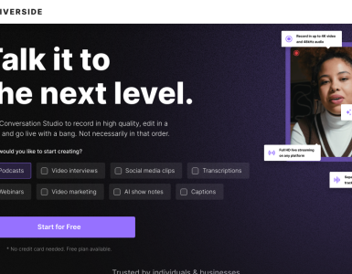 Uma plataforma completa para gravar e editar podcasts e vídeos de forma simples e prática