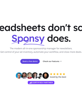 Gerencie patrocínios de forma prática e eficiente para suas newsletters