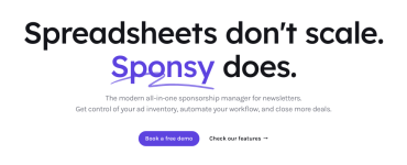 Gerencie patrocínios de forma prática e eficiente para suas newsletters