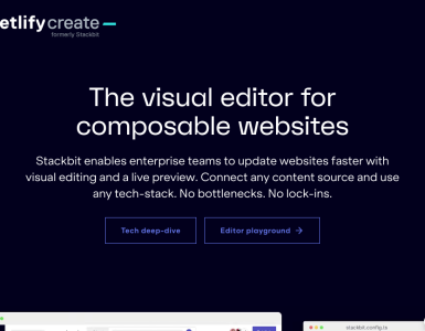 Crie e gerencie seus sites e aplicativos headless de forma simples e visual