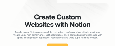 Crie sites de forma simples e rápida usando Notion