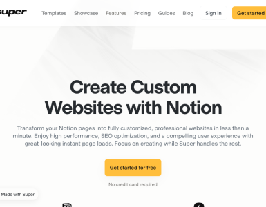 Crie sites de forma simples e rápida usando Notion