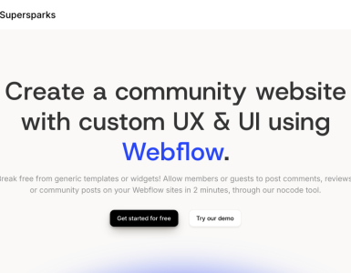 Crie comunidades personalizadas de forma fácil e rápida com a plataforma que transforma suas ideias em realidade no Webflow.