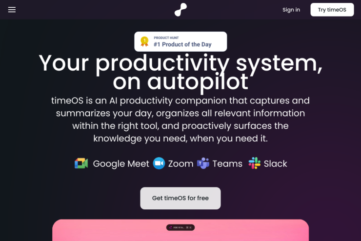 Um sistema de produtividade que funciona automaticamente