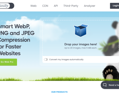 Compressão eficiente de imagens nos formatos WebP