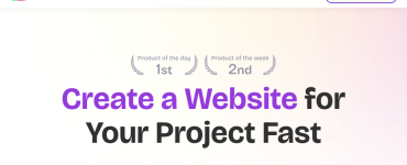 Crie rapidamente um site para o seu projeto e comece a compartilhar suas ideias com o mundo de forma simples e prática.